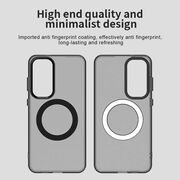Husa premium pentru  Samsung Galaxy S25 VivaShell Fusion compatibila MagSafe, Anti-Shock - Protectie Avansata Display & Camera - Design Slim și Elegant - Negru