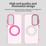 Husa premium pentru  Samsung Galaxy S25 VivaShell Fusion compatibila MagSafe, Anti-Shock - Protectie Avansata Display & Camera - Design Slim și Elegant - Roz
