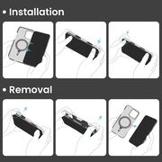 Husa premium pentru  iPhone 16 Pro Max Aramid Fiber Ultra-Thin MagSafe - negru