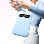 Baterie Externa USB, Type-C, 10000mAh, 20W, Digital Display - Ugreen PB522 (45423) - Blue