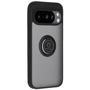 Husa de protectie pentru  Google Pixel 10 Pro XL premium cu inel stand rotativ, suport magnetic si bumper anti-alunecare - Negru