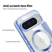 Husa pentru  Google Pixel 10 Pro XL EliteBook Executive Tip Carte cu Protectie RFID, Compatibilitate MagSafe si protectie lentile Transparent - Albastru