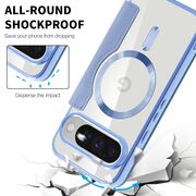 Husa pentru  Google Pixel 10 Pro XL EliteBook Executive Tip Carte cu Protectie RFID, Compatibilitate MagSafe si protectie lentile Transparent - Albastru