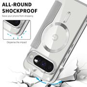 Husa pentru  Google Pixel 10 Pro XL EliteBook Executive Tip Carte cu Protectie RFID, Compatibilitate MagSafe si protectie lentile Transparent - Maro