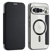 Husa pentru  Google Pixel 10 Pro XL EliteBook Executive Tip Carte cu Protectie RFID, Compatibilitate MagSafe si protectie lentile Transparent - Negru