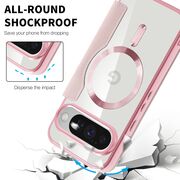 Husa pentru  Google Pixel 10 Pro XL EliteBook Executive Tip Carte cu Protectie RFID, Compatibilitate MagSafe si protectie lentile Transparent - Roz