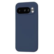 Husa pentru  Google Pixel 10 Pro XL Liquid Silicone, subțire, captusita cu microfibra, anti amprentă, protectie cameră foto, Albastru