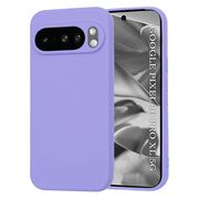 Husa pentru  Google Pixel 10 Pro XL Liquid Silicone, subțire, captusita cu microfibra, anti amprentă, protectie cameră foto, Lavanda