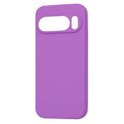 Husa pentru  Google Pixel 10 Pro XL Liquid Silicone, subțire, captusita cu microfibra, anti amprentă, protectie cameră foto, Mov