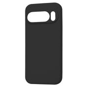 Husa pentru  Google Pixel 10 Pro XL Liquid Silicone, subțire, captusita cu microfibra, anti amprentă, protectie cameră foto, Negru