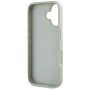 Husa pentru iPhone 16 - Guess Hardcase Grained Big 4G Logo Small Classic Logo - Verde