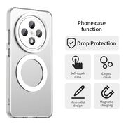 Husa premium pentru  Oppo Reno 12F, 12FS VivaShell Fusion compatibila MagSafe, Anti-Shock - Protectie Avansata Display & Camera - Design Slim și Elegant - Alb