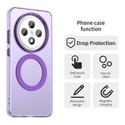 Husa premium pentru  Oppo Reno 12F, 12FS VivaShell Fusion compatibila MagSafe, Anti-Shock - Protectie Avansata Display & Camera - Design Slim și Elegant - Mov