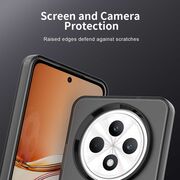 Husa premium pentru  Oppo Reno 12F, 12FS VivaShell Fusion compatibila MagSafe, Anti-Shock - Protectie Avansata Display & Camera - Design Slim și Elegant - Negru