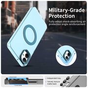 Husa premium pentru  Samsung Galaxy A05 VivaShell Fusion compatibila MagSafe, Anti-Shock - Protectie Avansata Display & Camera - Design Slim și Elegant - Albastru