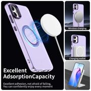 Husa premium pentru  Samsung Galaxy A05 VivaShell Fusion compatibila MagSafe, Anti-Shock - Protectie Avansata Display & Camera - Design Slim și Elegant - Mov