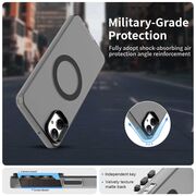Husa premium pentru  Samsung Galaxy A05 VivaShell Fusion compatibila MagSafe, Anti-Shock - Protectie Avansata Display & Camera - Design Slim și Elegant - Negru