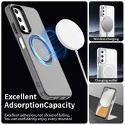 Husa premium pentru  Samsung Galaxy A05s VivaShell Fusion compatibila MagSafe, Anti-Shock - Protectie Avansata Display & Camera - Design Slim și Elegant - Negru