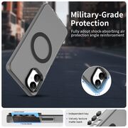Husa premium pentru  Samsung Galaxy A06 VivaShell Fusion compatibila MagSafe, Anti-Shock - Protectie Avansata Display & Camera - Design Slim și Elegant - Negru