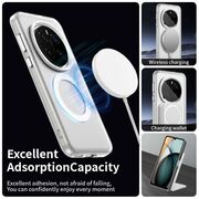 Husa premium pentru Honor Magic 7 Pro VivaShell Fusion compatibila MagSafe, Anti-Shock - Protectie Avansata Display & Camera - Design Slim și Elegant - Alb