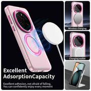Husa premium pentru Honor Magic 7 Pro VivaShell Fusion compatibila MagSafe, Anti-Shock - Protectie Avansata Display & Camera - Design Slim și Elegant - Roz