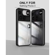 Husa pentru Nothing Phone (3) cu protectie lentile, Anti-Scratch, Anti-Fingerprint, Anti-Oil, Never-Yellow, transparent / negru
