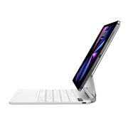 Husa pentru iPad Air 11 / Pro 11 - Baseus Brilliance Magnetic Keyboard Case Digital Display (ARJK010102) - White