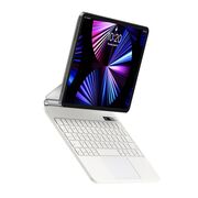 Husa pentru iPad Air 11 / Pro 11 - Baseus Brilliance Magnetic Keyboard Case Digital Display (ARJK010102) - White