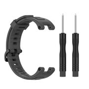 Curea pentru smartwatch Amazfit T-Rex / T-Rex Pro - Quickfit din silicon - Gri inchis