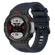 Curea pentru smartwatch Amazfit T-Rex 2 / 2 Ocean Blue - Quickfit din silicon - Albastru