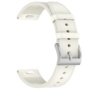 Curea pentru smartwatch Huawei Watch GT 4 (46 mm) / Huawei Watch GT 3 (42 mm) / GT 3 Pro (43 mm) - Quickfit din piele ecologica - latime 20 mm - Alb