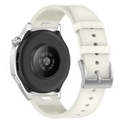 Curea pentru smartwatch Huawei Watch GT 4 (46 mm) / Huawei Watch GT 3 (42 mm) / GT 3 Pro (43 mm) - Quickfit din piele ecologica - latime 20 mm - Alb