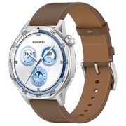 Curea pentru smartwatch Huawei Watch GT 4 (46 mm) / Huawei Watch GT 3 (42 mm) / GT 3 Pro (43 mm) - Quickfit din piele ecologica - latime 20 mm - Maro
