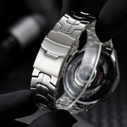 Curea pentru smartwatch Huawei Watch GT 4 (46mm) / GT 4 Pro (46mm) / GT 2 (46mm)/GT 2 Pro/GT 3 Pro (46mm)/Ultimate - Quickfit din otel inoxidabil - Argintiu Portocaliu