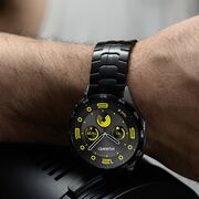 Curea pentru smartwatch Huawei Watch GT 4 (46mm) / GT 4 Pro (46mm) / GT 2 (46mm)/GT 2 Pro/GT 3 Pro (46mm)/Ultimate - Quickfit din otel inoxidabil - Negru