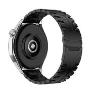 Curea pentru smartwatch Huawei Watch GT 4 (46mm) / GT 4 Pro (46mm) / GT 2 (46mm)/GT 2 Pro/GT 3 Pro (46mm)/Ultimate - Quickfit din otel inoxidabil - Negru
