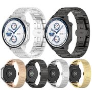 Curea pentru smartwatch Samsung Galaxy Watch 4/5/Active 2, Huawei Watch GT 3 (42mm)/GT 3 Pro (43mm) - Quickfit din otel inoxidabil - latime 20mm - Auriu