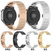 Curea pentru smartwatch Samsung Galaxy Watch 4/5/Active 2, Huawei Watch GT 3 (42mm)/GT 3 Pro (43mm) - Quickfit din otel inoxidabil - latime 20mm - Negru