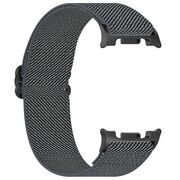 Curea pentru smartwatch Samsung Galaxy Watch 8 40mm/ Watch 8 44mm / Watch 8 Classic - Quickfit din material textil - Albastru inchis