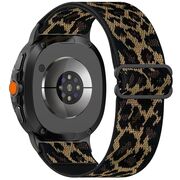 Curea pentru smartwatch Samsung Galaxy Watch 8 40mm/ Watch 8 44mm / Watch 8 Classic - Quickfit din material textil - Maro