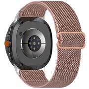 Curea pentru smartwatch Samsung Galaxy Watch 8 40mm/ Watch 8 44mm / Watch 8 Classic - Quickfit din material textil - Roz