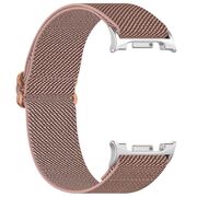 Curea pentru smartwatch Samsung Galaxy Watch 8 40mm/ Watch 8 44mm / Watch 8 Classic - Quickfit din material textil - Roz