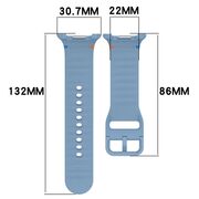 Curea pentru smartwatch Samsung Galaxy Watch 8 40mm/ Watch 8 44mm / Watch 8 Classic - Quickfit din silicon- Roz neon