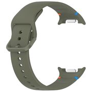 Curea pentru smartwatch Samsung Galaxy Watch 8 40mm/ Watch 8 44mm / Watch 8 Classic - Quickfit din silicon- Verde