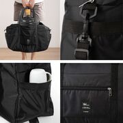 Geanta de Voiaj SmartFold 36L Multifunctionala – Cabina Avion, Sport, Vacante, Impermeabilă, Ultra Usoara, cu Curea Reglabila – Negru