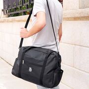 Geanta de Voiaj SmartFold 36L Multifunctionala – Cabina Avion, Sport, Vacante, Impermeabilă, Ultra Usoara, cu Curea Reglabila – Negru