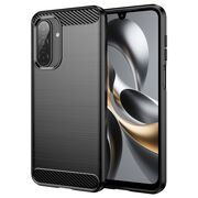 Husa pentru Samsung Galaxy A17 Carbon Liquid Silicone, Negru