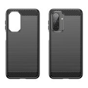 Husa pentru Samsung Galaxy A17 Carbon Liquid Silicone, Negru