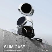 Husa pentru Samsung Galaxy Watch 8 40mm (set 2) - Ringke Slim Case - Clear / Alpine Clear