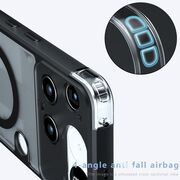 Husa pentru Nothing Phone (3) compatibila MagSafe, cu protectie lentile, Anti-Scratch, Anti-Fingerprint, Anti-Oil, Never-Yellow, transparent / negru